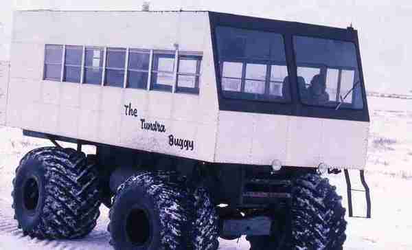 Tundra buggy vehicle.