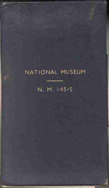 R.G. Williamson - field notebooks.