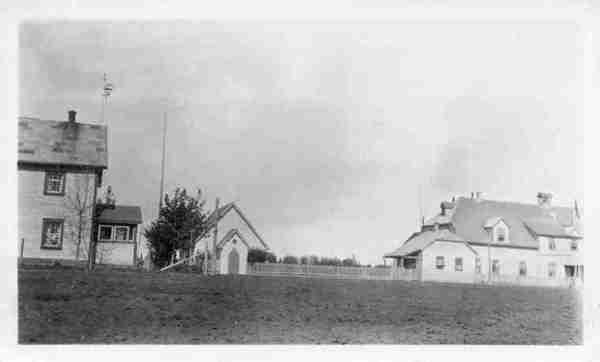 Anglican mission and school, Hay River, NWT.