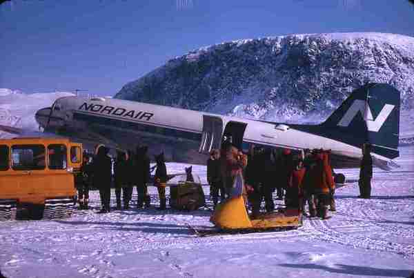 Nordair Met by Snow Vehicles