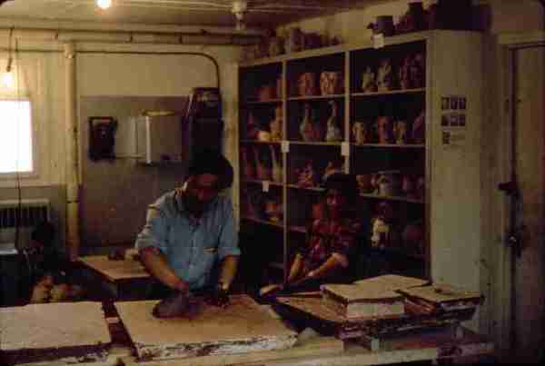 "Interior of Eskimo Craftshop"
