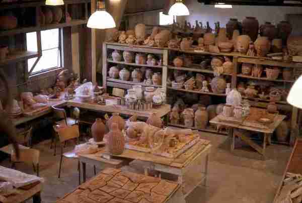 Pottery Work Area