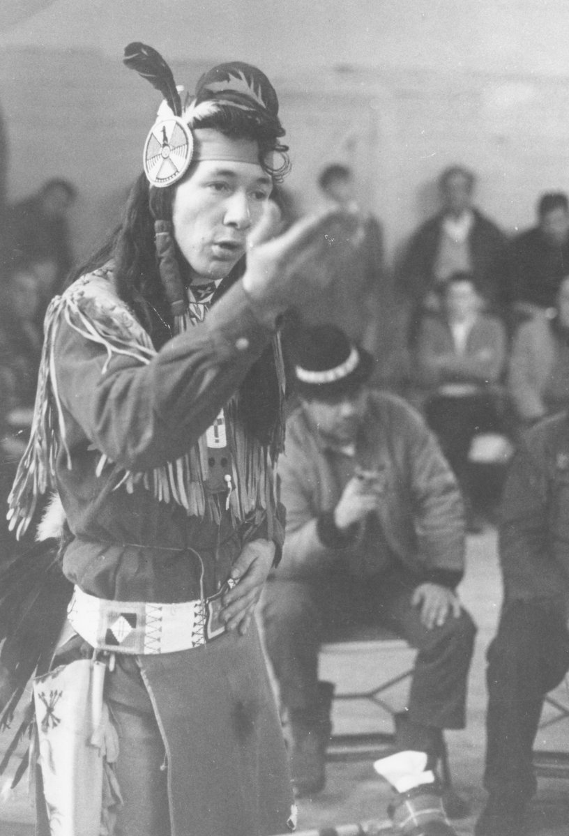Male Dancer at Pow-wow, Institute for Northern Studies fonds