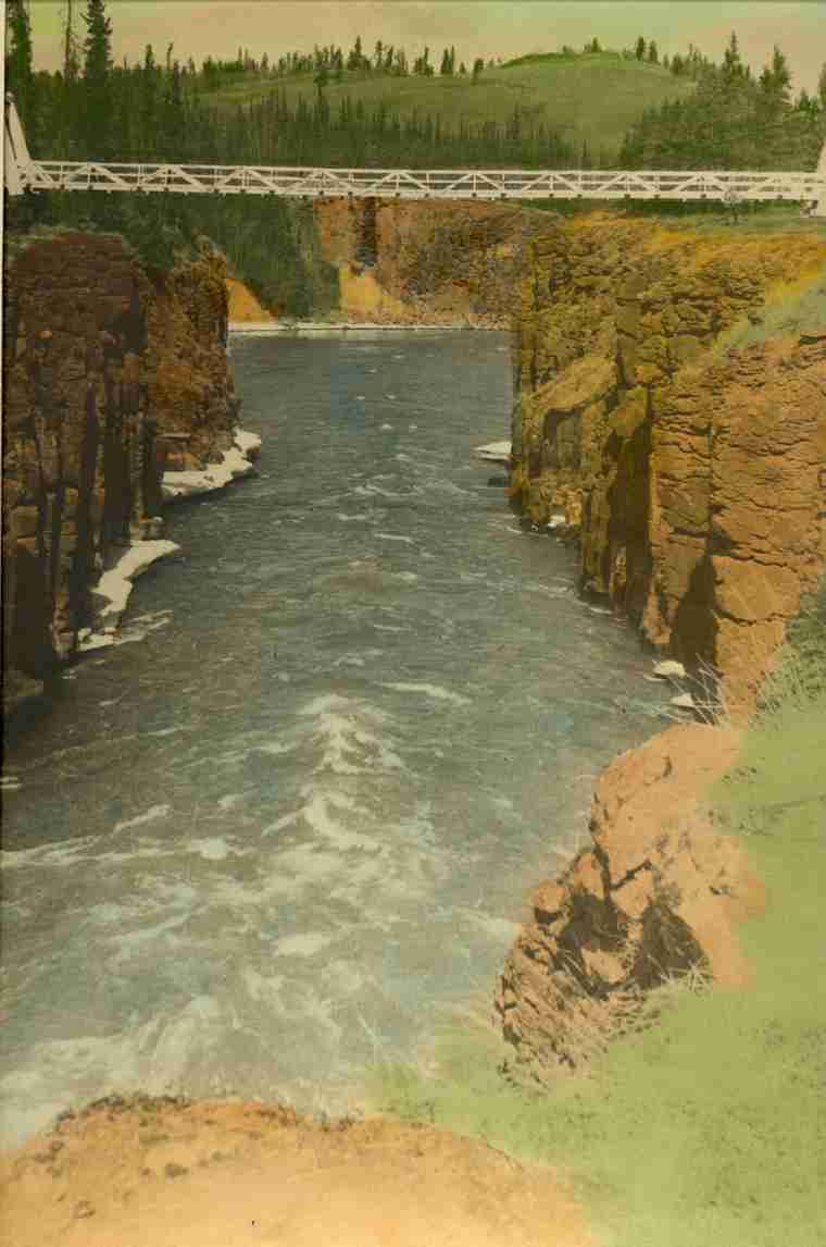 "Bridge over Miles Canyon", Berg Photograph Collection