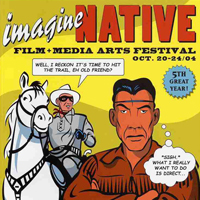 imagineNATIVE film + media arts festival poster